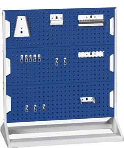 Bott Perfo 1125mm high Static Rack With 40pc Hook Kit Bott Verso Static Racks | Freestanding Panel Racks | Perfo Panels 16917200 
